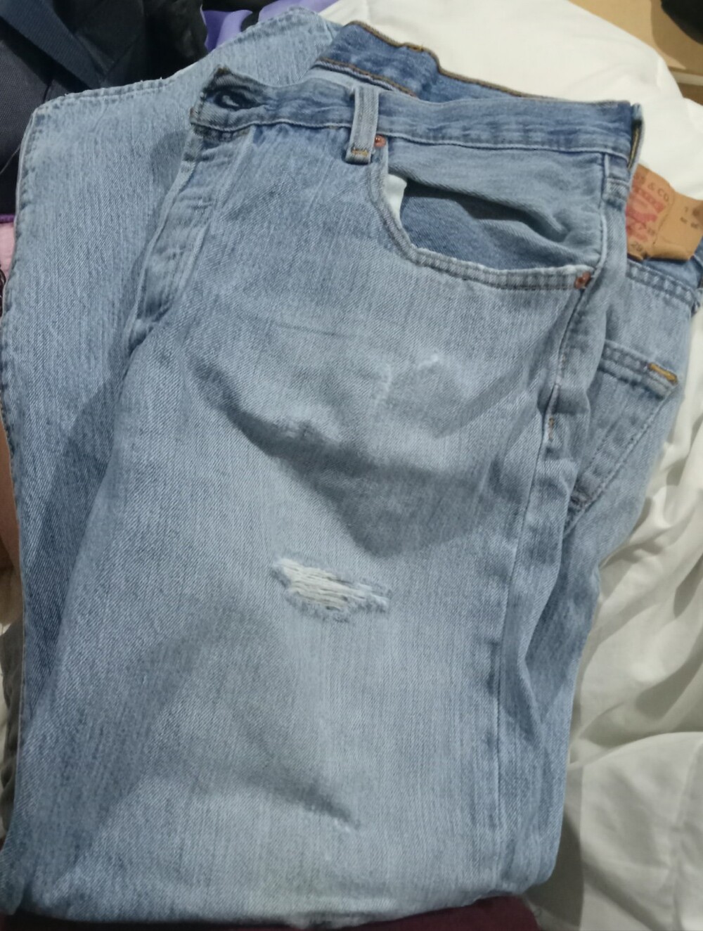 Vintage Distressed Levi’s 501 Jeans